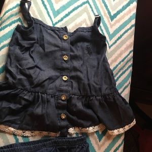 Two piece denim set